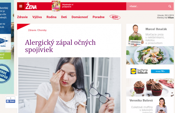 vividrin v tlači